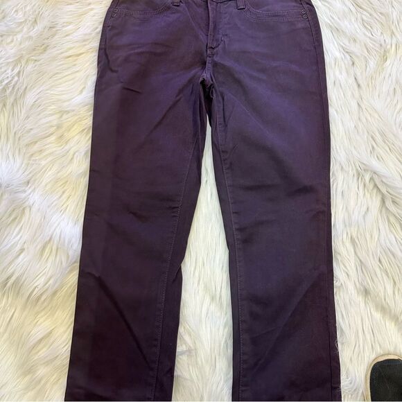 NYDJ Samantha Slim Jeans Sz OP Not Your Daughter's Jeans Merlot Nordstrom NWT - Picture 3 of 14